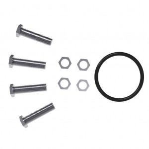 Single clamp saddle-Reinforcing ring  Bolts:4