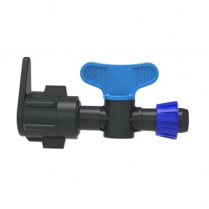 Mini valve layflat-tape  with ring -Super (PP&POM)