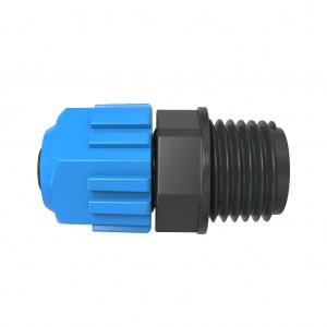 Threaded coupling for command tube