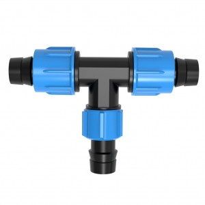 Drip tape tee  offtake connector (PP)