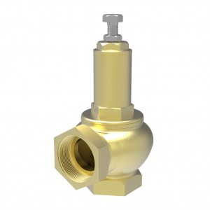 Brass pressure relief valve